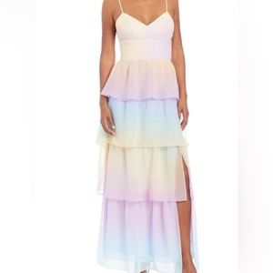 PASTEL THEADDA AMANDA UPRICHARD DRESS SIZE M